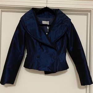 BNWT Gio Guerreri Pret-A-Porter Navy Evening Jacket Size 42